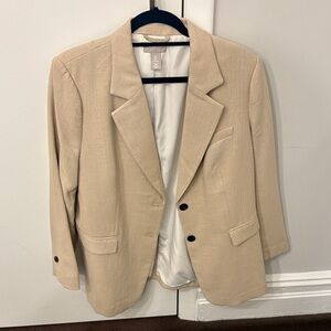 H&M dark beige blazer size large